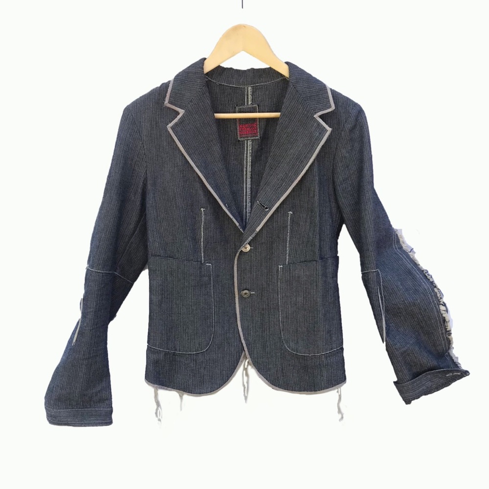 Marithé Francois Girbaud Woven denim jacket